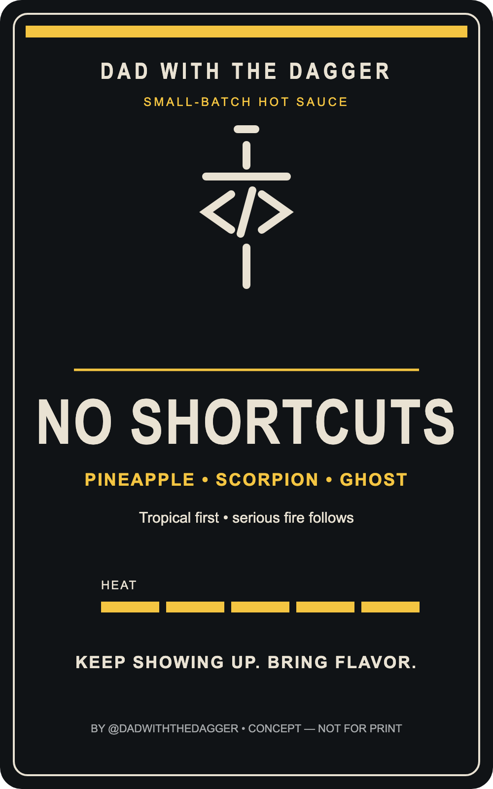 No Shortcuts Hot Sauce